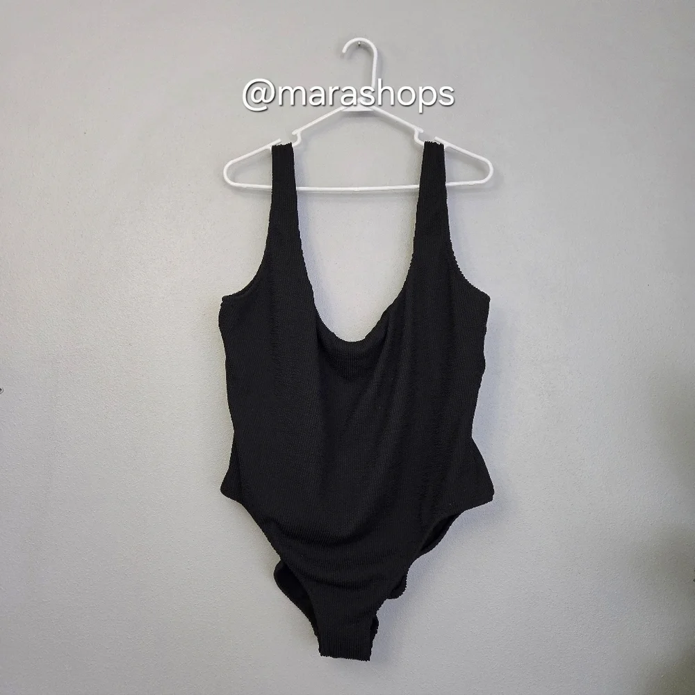 J.Crew Textured Scoopneck One Piece Swimsuit